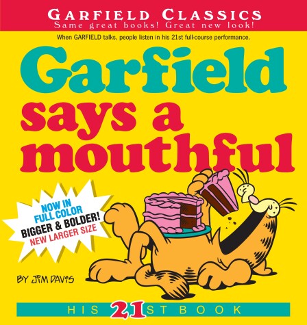 Book cover for Garfield Says A Mouthful