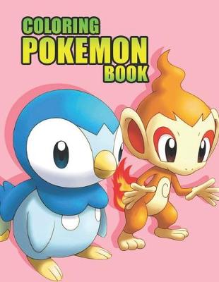 Book cover for coloring pokemon book