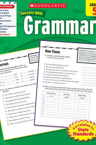Cover of Scholastic Success with Grammar: Grade 5 Workbook