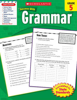 Cover of Scholastic Success with Grammar: Grade 5 Workbook