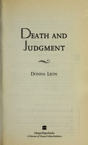 Book cover for Death and Judgment