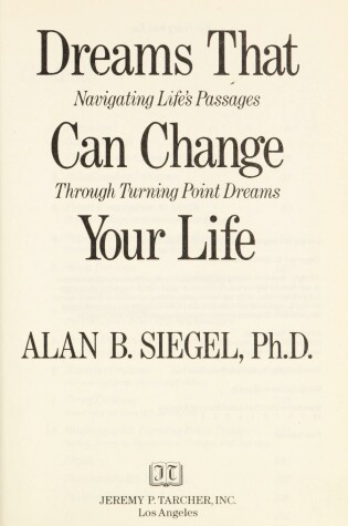 Cover of Dreams That Can Change Your Life