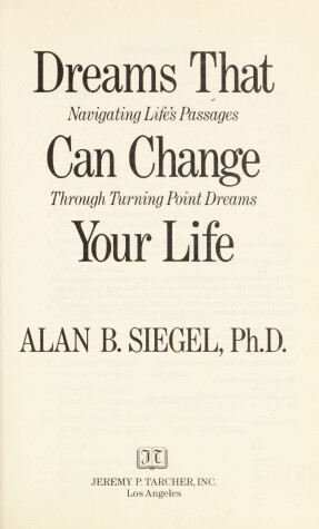 Book cover for Dreams That Can Change Your Life