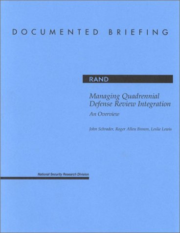 Book cover for Managing Quadrennial Defense Review Integration