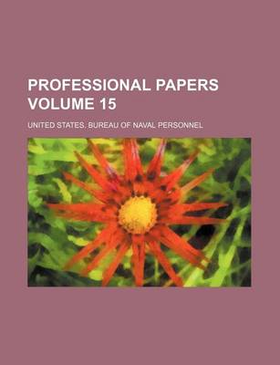 Book cover for Professional Papers Volume 15