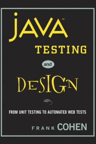 Cover of Java Testing and Design