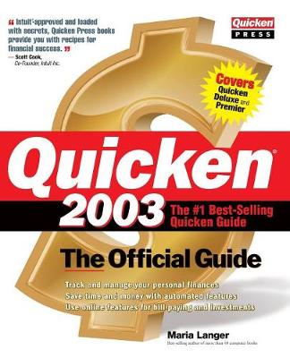 Book cover for Quicken 2003