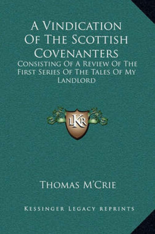 Cover of A Vindication of the Scottish Covenanters