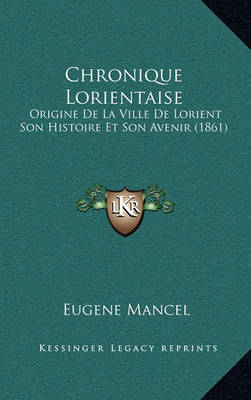Cover of Chronique Lorientaise