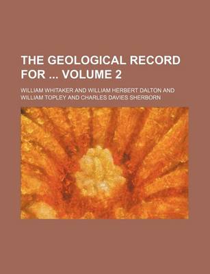 Book cover for The Geological Record for Volume 2