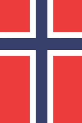 Book cover for Norway Travel Journal - Norway Flag Notebook - Norwegian Flag Book