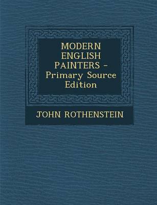 Book cover for Modern English Painters - Primary Source Edition