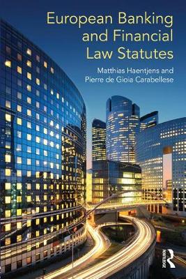 Book cover for European Banking and Financial Law Statutes