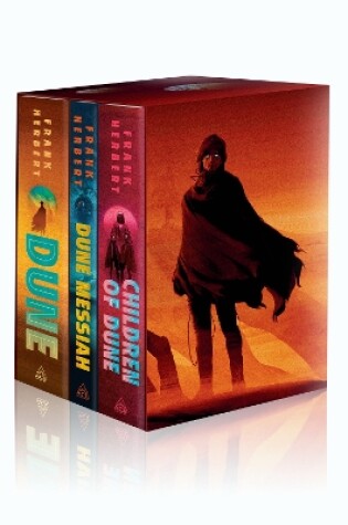 Cover of Frank Herbert's Dune Saga 3-Book Deluxe Hardcover Boxed Set