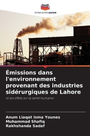 Cover of Émissions dans l'environnement provenant des industries sidérurgiques de Lahore