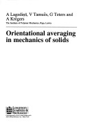 Cover of Orientational Averaging in Mechanics of Solids
