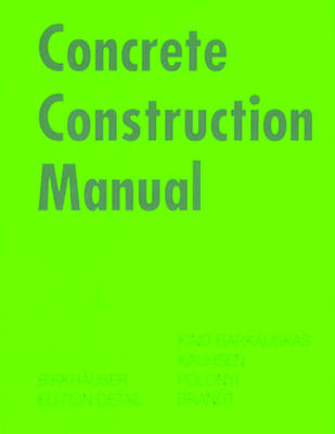 Cover of Concrete Construction Manual