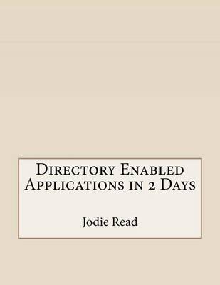 Book cover for Directory Enabled Applications in 2 Days