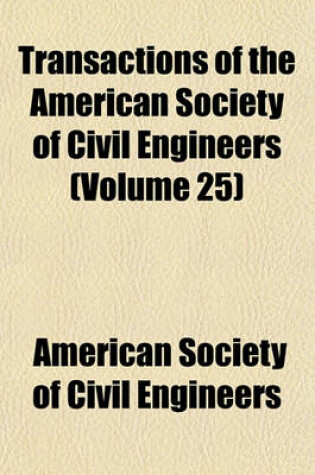 Cover of Transactions of the American Society of Civil Engineers Volume N . 54