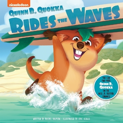 Book cover for Nickelodeon Quinn B. Quokka: Quinn B. Quokka Rides the Waves