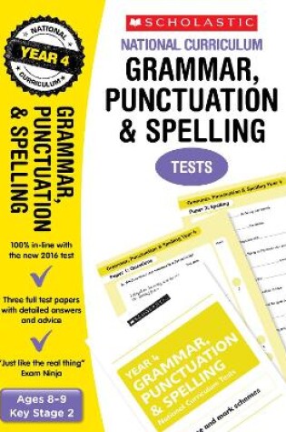 Cover of Grammar, Punctuation and Spelling Test - Year 4