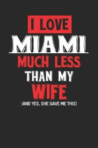 Cover of I Love Miami Much Less Than My Wife (and Yes, She Gave Me This)