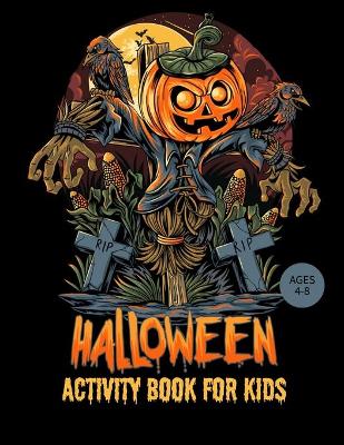 Book cover for Halloween Activity Book For Kids