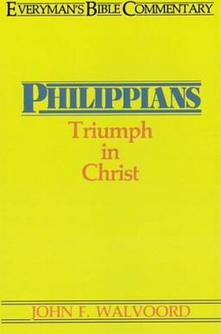 Cover of Philippians- Everyman's Bible Commentary