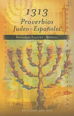 Book cover for 1313 Proverbios Judeo-Espanoles