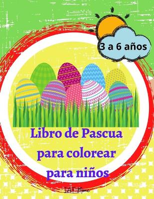 Book cover for Libro de Pascua para colorear para niños