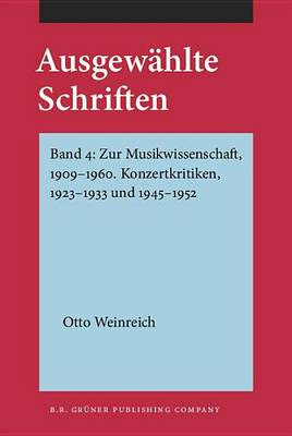 Book cover for Ausgewahlte Schriften