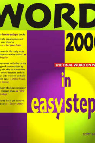 Cover of Word 2000 in Easy Steps