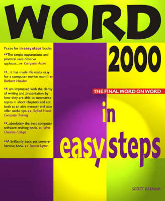 Cover of Word 2000 in Easy Steps