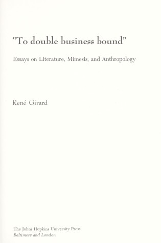 Cover of To Double Business Bound