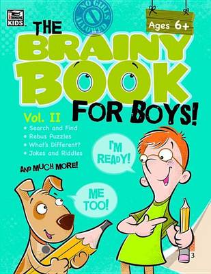 Book cover for Brainy Book for Boys, Volume 2 Activity Book