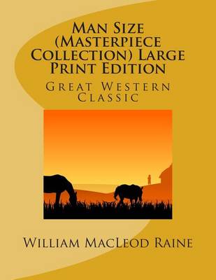 Book cover for Man Size (Masterpiece Collection) Large Print Edition