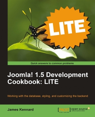 Book cover for Joomla! 1.5 Development Cookbook: LITE