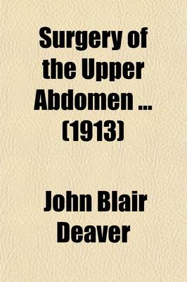 Book cover for Surgery of the Upper Abdomen Volume 2