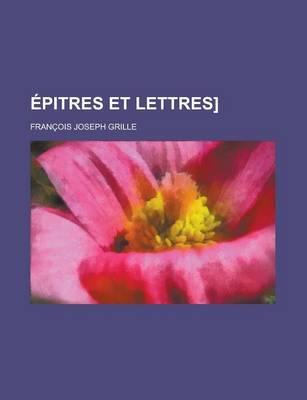 Book cover for Epitres Et Lettres]