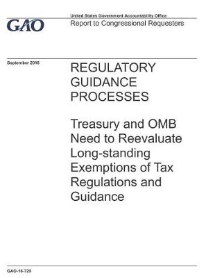 Book cover for Regulatory Guidance Processes