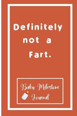 Book cover for Definitely not a Fart.
