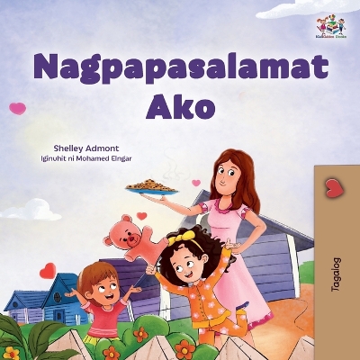 Book cover for I am Thankful (Tagalog Book for Kids)