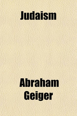 Book cover for Judaism