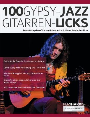 Book cover for 100 Gypsy-Jazz-Gitarren-Licks
