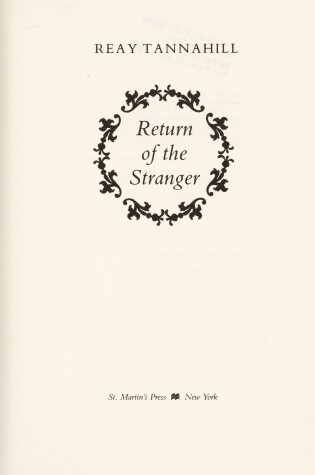 Cover of Return of the Stranger