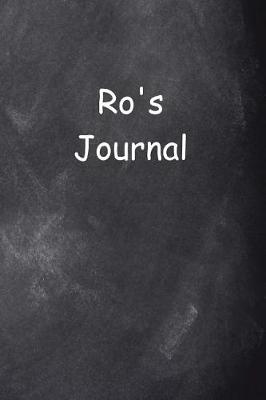 Cover of Ro Personalized Name Journal Custom Name Gift Idea Ro