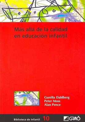 Book cover for Mas Alla de La Calidad En Educacion Infantil