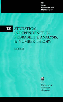 Cover of Statistical Independence in Probability, Analysis, and Number Theory