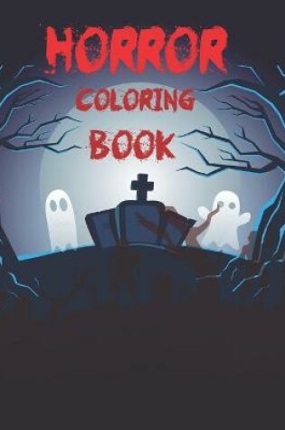Cover of Horror Coloring Book