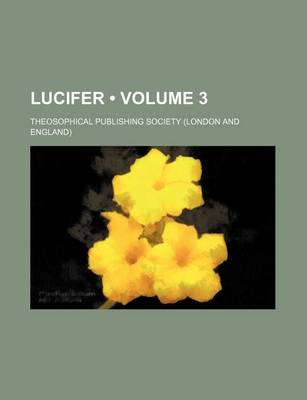 Book cover for Lucifer (Volume 3)